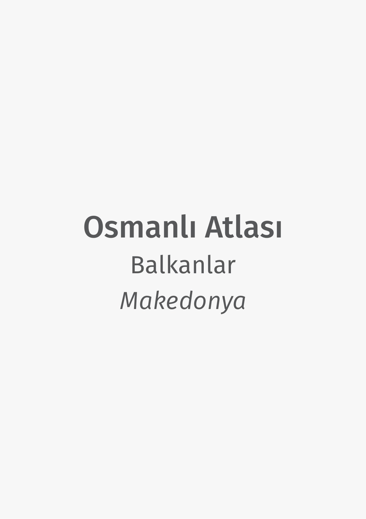 MAKEDONYA RAPORU kapağı